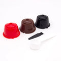 3 Pcs Eco-Friendly Reusable for Dolce Gusto Coffee Filter Baskets Custom Logo Plastic Refillable Coffee Capsule Compati