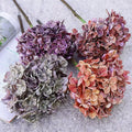 C-H013 Hot Quality Wholesale Artificial Single Stem Faux Silk Hydrangea Bulk Flowers for Wedding Home Party Decoration