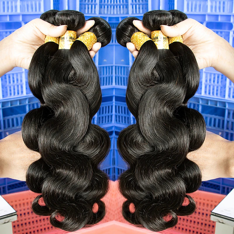 Wholesale 10 to 40 Inch Body Wave Bundles Human Hair 100% Unprocessed Raw Brazilian Hair Steam Made Textures Factory Price