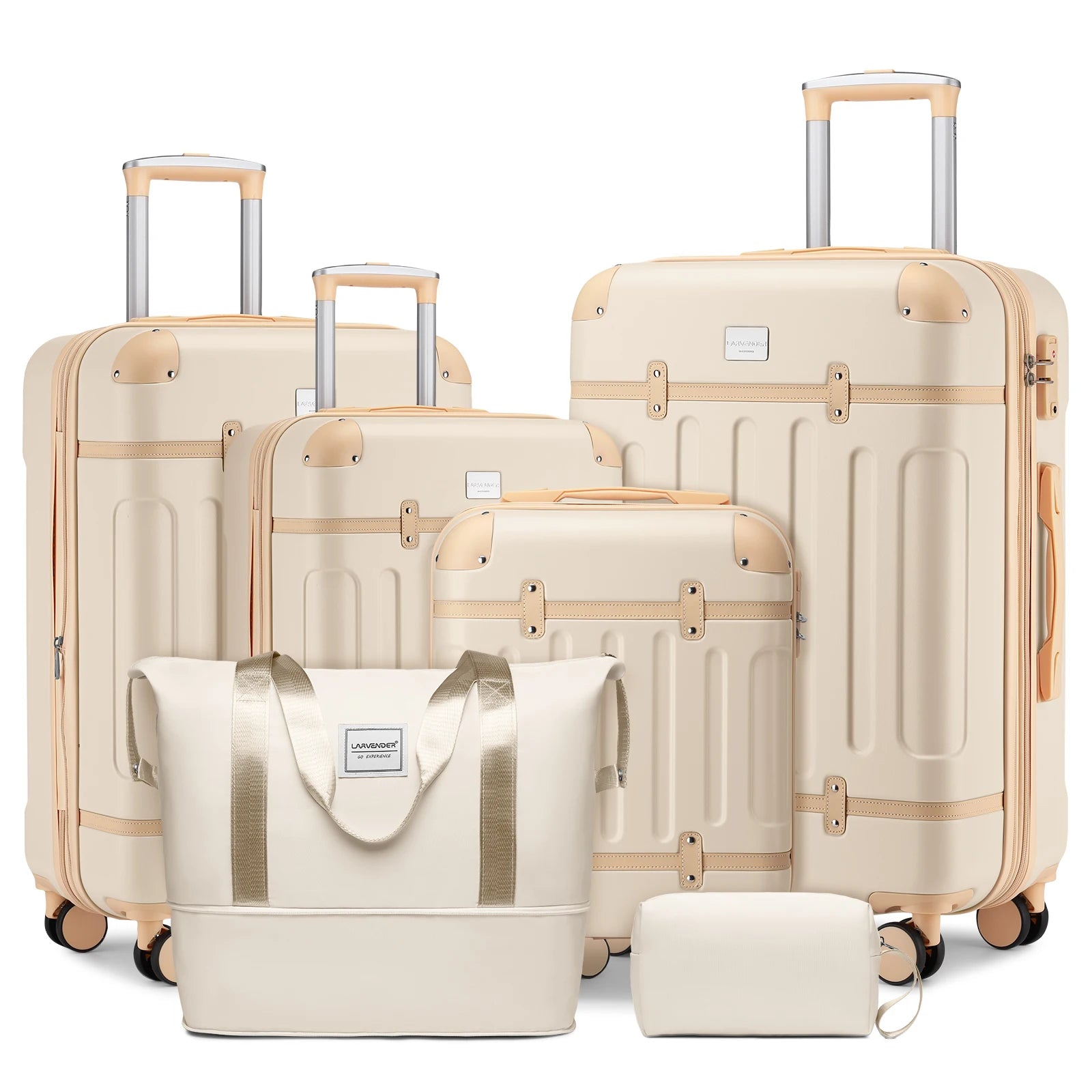 Hot Selling ABS Trolley Suitcases with Spinner Wheels Lock Drawbar Lightweight & Durable Unisex Luggage for Travelers