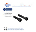 Din912 Hex Socket Head Screws Zinc Finish Metric M20 M6 M3 M4 M8 M12 M18 Flat Head Stainless Steel Carbon Steel