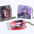 CNAWO Wholesale Personalized Anime Acrylic Keychains Custom Logo Printed Glitter Effect Keychain Cartoon Digital Photo Keychain