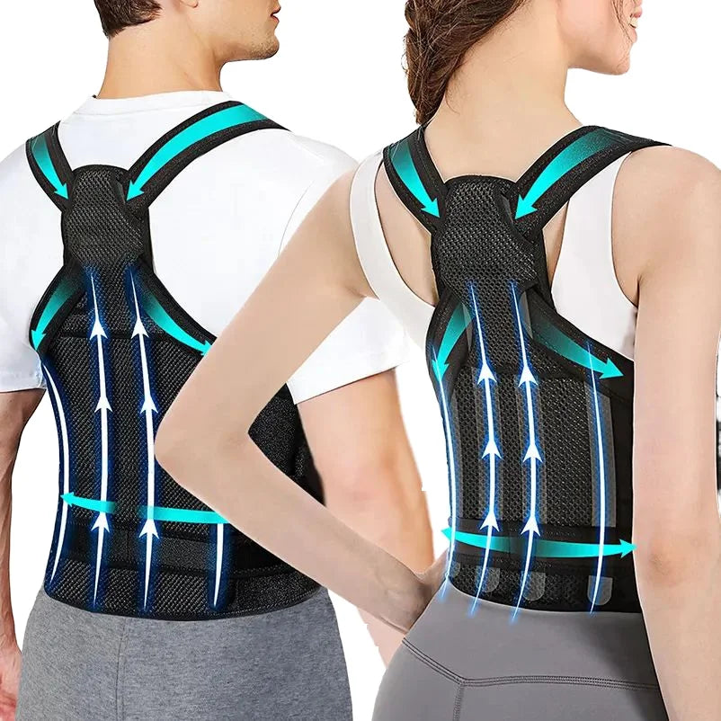 Splint Support Hunchback and Rounded Shoulder Corrective Belt Posture Corrector Brace Back Straightener