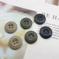 Custom 18mm Training Clothes Buttons Resin Round 4 Holes Button for Camouflage Clothing