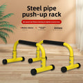 Home Fitness Equipment Small Steel Pipe Carbon Steel Support Frame with Push-Up Bar and Chest Expander Arm Dip Stands