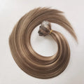 Wholesale 180g 18inch Indian Remy Hair Double Drawn Seamless PU Clip-in Extensions Natural 180g 18inch Highlights for Beauty