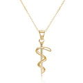 Poliva Italian Fashion 925 Sterling Silver Animal Snake Necklace Gold Plated for Men-Trendy Wholesale Necklaces Weddings Parties