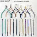 GREENKEM 3Pcs Set Fast Shipment Stainless Steel Professional Disposable Podiatry Ingrown Nail Cuticle Nipper