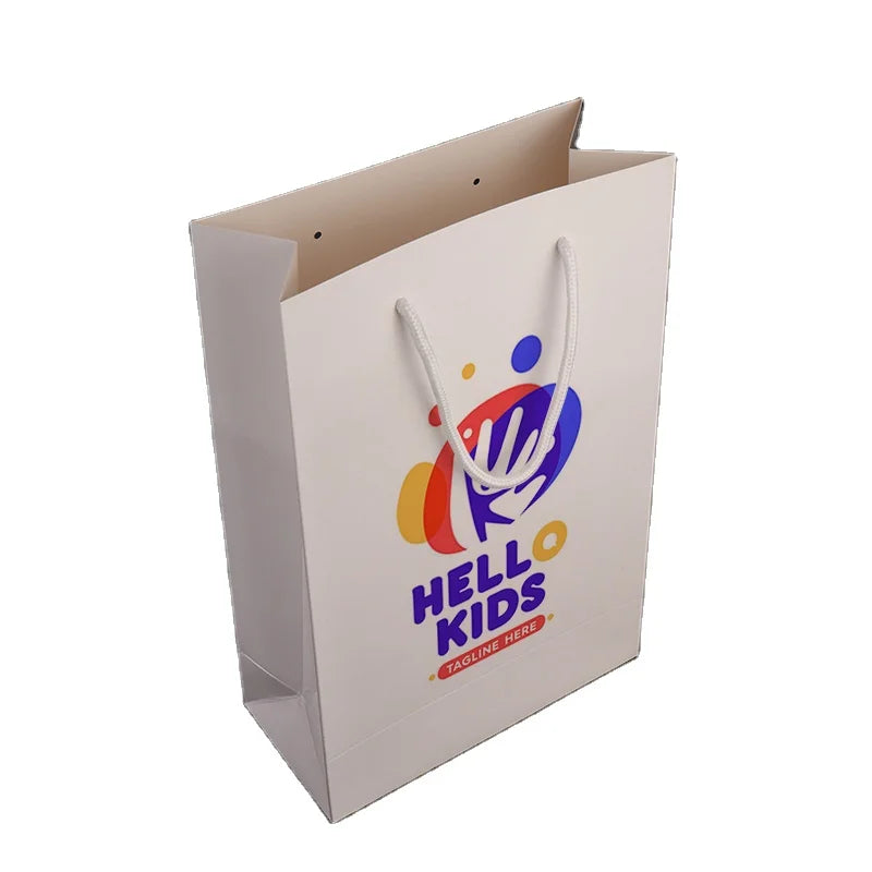 A3 A4 A5 Sublimation Blank White Paper Shopping Tote Bag  Gift Gags