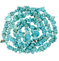 Blue Turquoise Gemstone Chips 5-8mm Beads Irregular Shaped Tumbled Stone Chip Beads for Jewelry Making Stone Beads