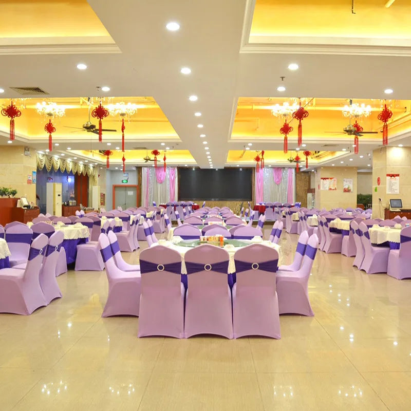 Wholesaler Luxury Spandex Banquet Chair Covers Dining Chair Cover Spandex Chair Covers Funda Para Silla De Spandex