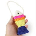 Cardboard Fish Sisal Cat Scratch Board Sisal Cat Scratching Fish Chew Toy 12CM Small Cardboard Fish Cat Toy