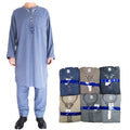 Moroccan New Design Arabic Qatar Mans Stylish Abaya Muslim Islamic Jubba Kurta Suit Shalwar Kameez Thobe Set for Men