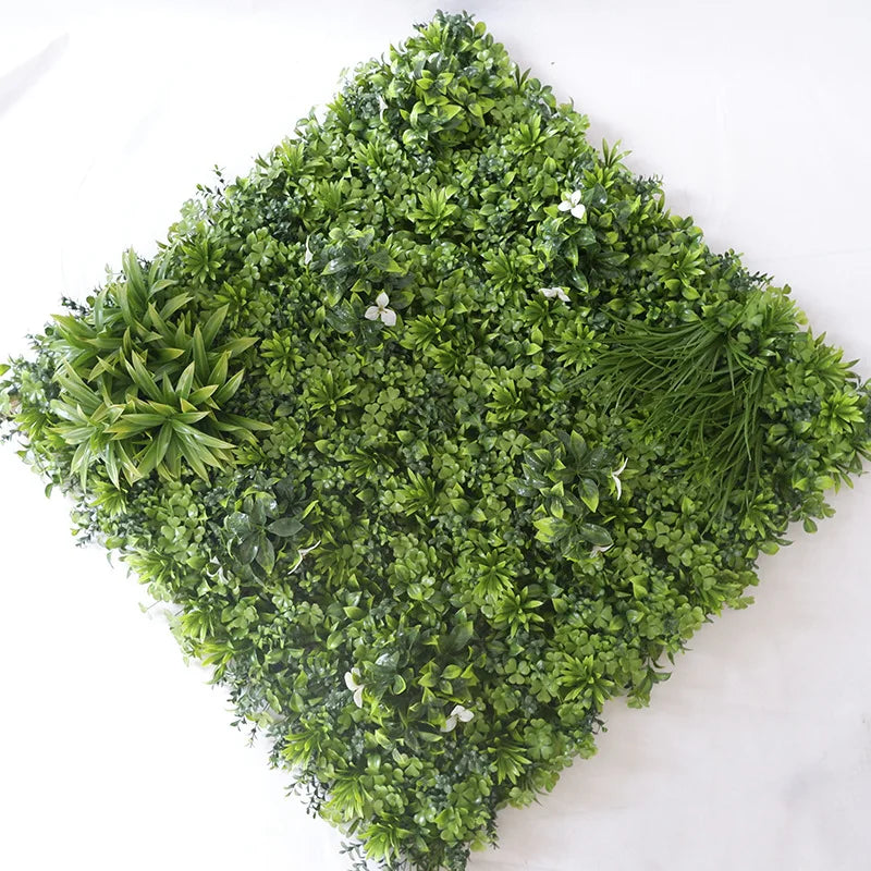 RSH Anti-UV Plastic High Quality Artificial Hedge Boxwood Panels Green Plant Vertical Garden Wall for Indoor Outdoor Decoration