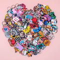 Custom Wholesale Pvc Keychain Cute Cartoon Dogs Keyring Gamepad Key Holder Fit Kids Women Men Keys Accessory