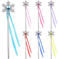 Princess Snowflake Wands Ribbon Streamers Party Favors Birthday Party Dress up Magic Sticks