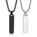 AA016345 Hot Sale Stainless Steel Necklace Geometric Pendant Necklace for Men Pendants Link Chain Gift for Men