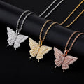 Hot Selling Women Fashion Necklaces Butterfly Choker Necklace Pendants Clavicle Chain Gold Necklace Set Engagement Jewelry Gifts