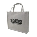 Cheap Glitter Promotional Silver Reuse Non Woven Polythene Shopping Bag for Shopping