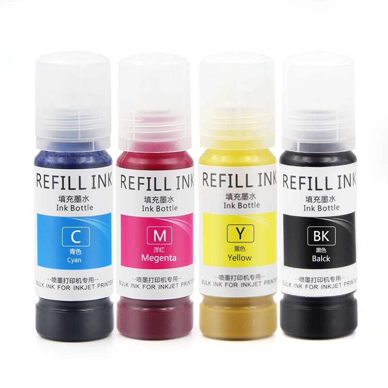 Ocbestjet 70ML/Bottle 002 Refill Sublimation Dye Ink for Epson 2710 L4150 L4168 L6168 L3150 L3110 ET2700 L4150