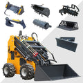 Cheap Mini Skid Steer Loader Diesel Mini Skid Steer Loaders Crawler Wheel Loader Mini 380kg 430kg for Farm Work