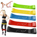 Sport Rubber Fitness Loop Bands 5pcs Training Elastic Bands Resistance Yoga Gym Exercise Latex Custom Resistance Bands Wholesale