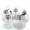 Glass Alcohol Bottle Thickened 180ml Press Type Industrial Service Copper Core Anti-corrosion Plate Alcohol Bottle