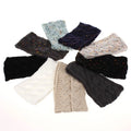 Winter Warm Twist Knitted Headband for Women Handmade Solid Color Elastic Turban Bandage Bandanas Hair Accessory