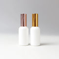 In Stock 50ml White Porcelain Ceramic Spray Bottle Dropper Glass With Cap
