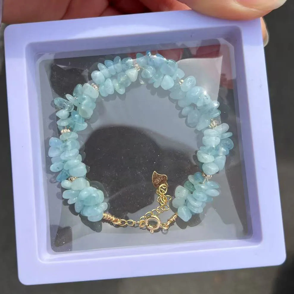 Natural Beaded Bracelets for Women and Girls Trendy Style with Healing Stones-Amethyst Citrine Rose Quartz Crystals