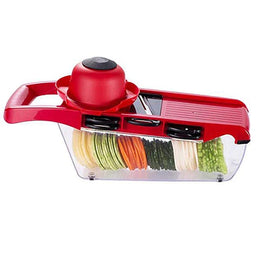 6 in 1 Hand Operated Vegetable Mandoline Slicer Veggie Chopper Multi-function Food Chopper Onion Cutter Vegetable Slicer