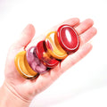 HY Mookate Jasper Thumb Stone For Sale Wholesale Worry stone from China