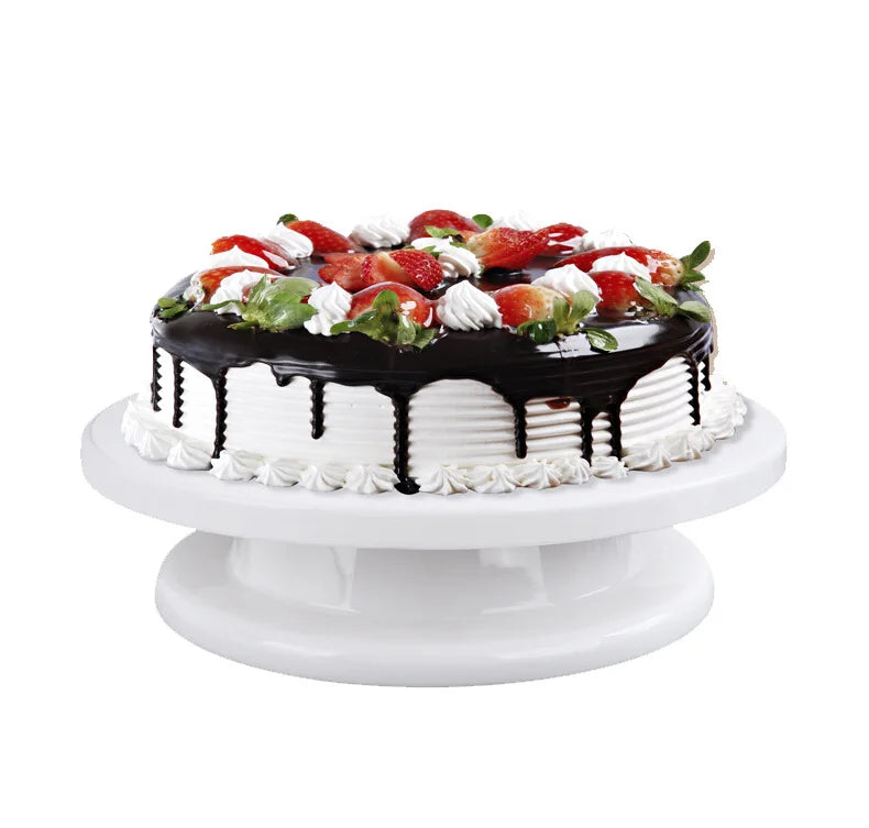 27.5 *23.5*6.5 cm Rotating Cake Turntable Non-slip Rotating Bracket to Rotate Cake Decoration