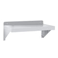 Stainless Steel Wall Floating Shelf with Steel Bracket for Restaurant Kitchen bar Custom Sheet Metal Fabrication Metal Factory