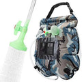20L Emergency Foldable Waterproof PVC Portable Solar Heating Camping Shower Bag On-Off Switchable Shower Head Removable