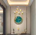 Nordic Original Design Living Room Wall Clock Modern Abstract Style Single Face Needle Display Customized Home Decor Metal
