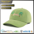 Custom Embroidered Hat Premium Quality 6 Panel Dad Caps Adjustable Baseball CapPlain Curved Brim Corduroy Hats