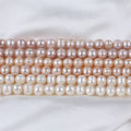 White Pink Purple 10-11mm Freshwater Pearl Strands Potato Shape Natural Loose Pearls for Jewelry Jewelry Making Wholesale Price