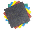 Eco-Friendly Anti-Slip Rubber Floor Mat 50*50cm Solid Color Dyed Outdoor Rubber Floor Mat