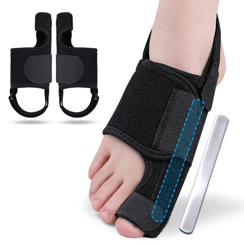 Adjustable Bunion Support Brace Aluminum Strip Insert Hallux Valgus Band Corrector Splints for Big Toe Toe Separator