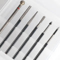 6pcs Professional Sample Book Nail Drill Bits Set Wholesale Sharp Carbide Cuticle Drill Bits for Nails