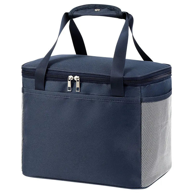 Custom Logo Portable Cooler Bag Kids Thermal Oxford Tote Bag Waterproof Thermal Insulated Cooler Bag Lunch Bag with Zipper
