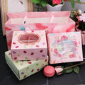 Custom Design Rectangular Biscuits Cookie Packing Boxes Black Cardboard Cake Box Macaroon Boxes Art Matt Lamination Embossing