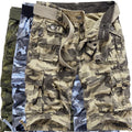 Camouflage Cargo Shorts Mens Summer Plus Size Casual Khaki Camouflage Sporting Short Pants Multi-pocket Men Camo Short Shorts