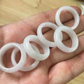 Fine Jewelry Fashionable Shop Wholesale Woman Natural Real Stone Rings Burma Stones Jadeite a Grade Mymmar Jade Ring for Women