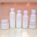 Custom 150ml Luxury Cosmetic Round Glass Jar with Screw Cap Skincare Bottle Packaging for Toner Lotion Pump Cream