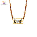 Custom Couple Name Necklaces for Women Heart Cubic Zircon Charm Gold Plated Brass Jewelry Valentines Day Gift