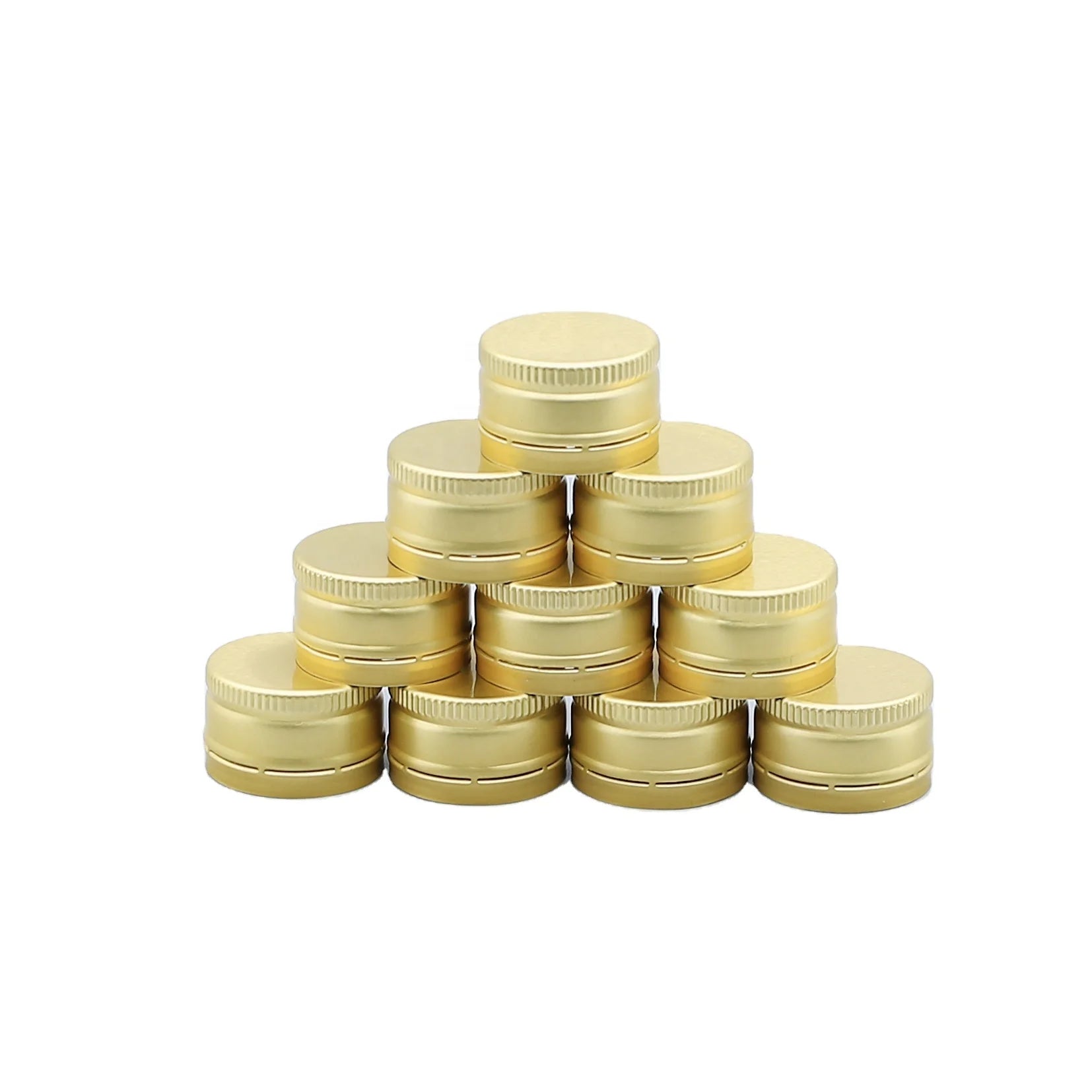 28mm Anti-Theft/Pilfer-Proof Aluminum Cap for Beverage Glass Bottle