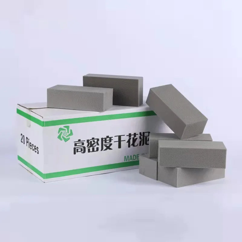 H05509 Wholesale Wet Floral Foam Blocks Large Flower Foam Oasis Arrangement for Florist Floral Arrangement Green Styrof