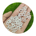 12mm White Ivory ABS Star Pearl Flatback Cabochons for DIY Resin Shaker Charms Molds Stuff Moon Star Slime Fillings